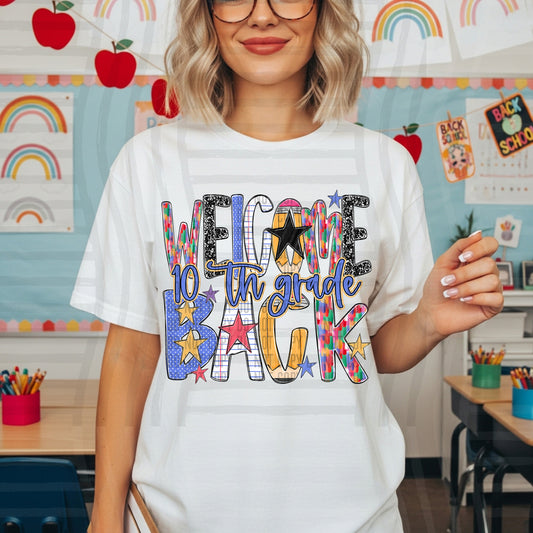 Welcome back grades (dropdown)-DTF&UV