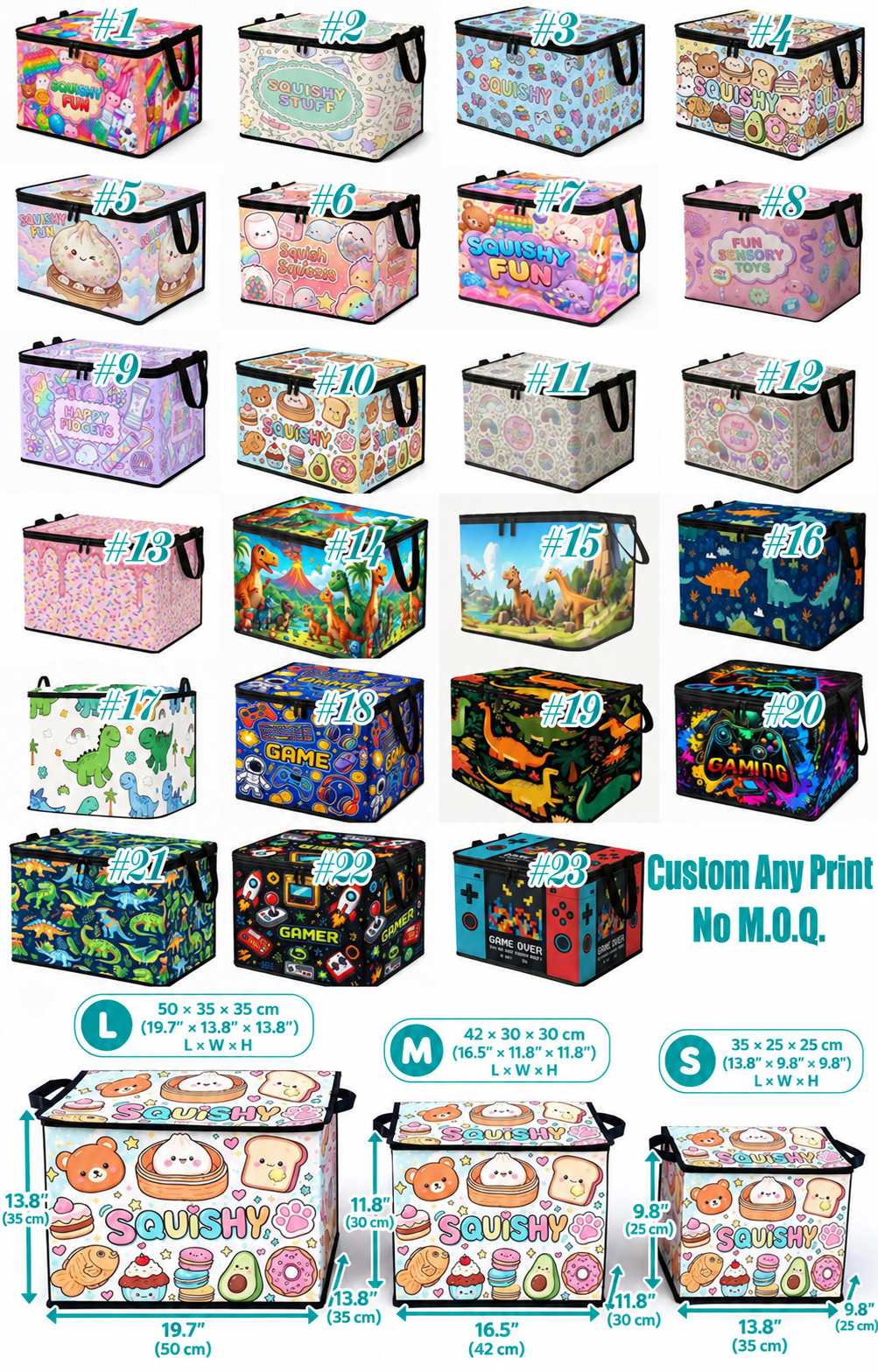 Foldable squishy carry case -Pre Order