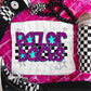 Pink Leopard Neon Mascots (dropdown)-DTF&UV
