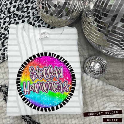 Rainbow Splatter Rounds(Dropdown)- DTF&UV