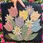 Floral bouquet faux quilt -DTF&UV