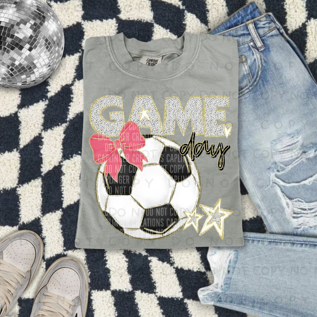 Game day Soccer(all colors in dropdown)-DTF