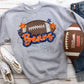 Bears orange blue stars sequin football-DTF