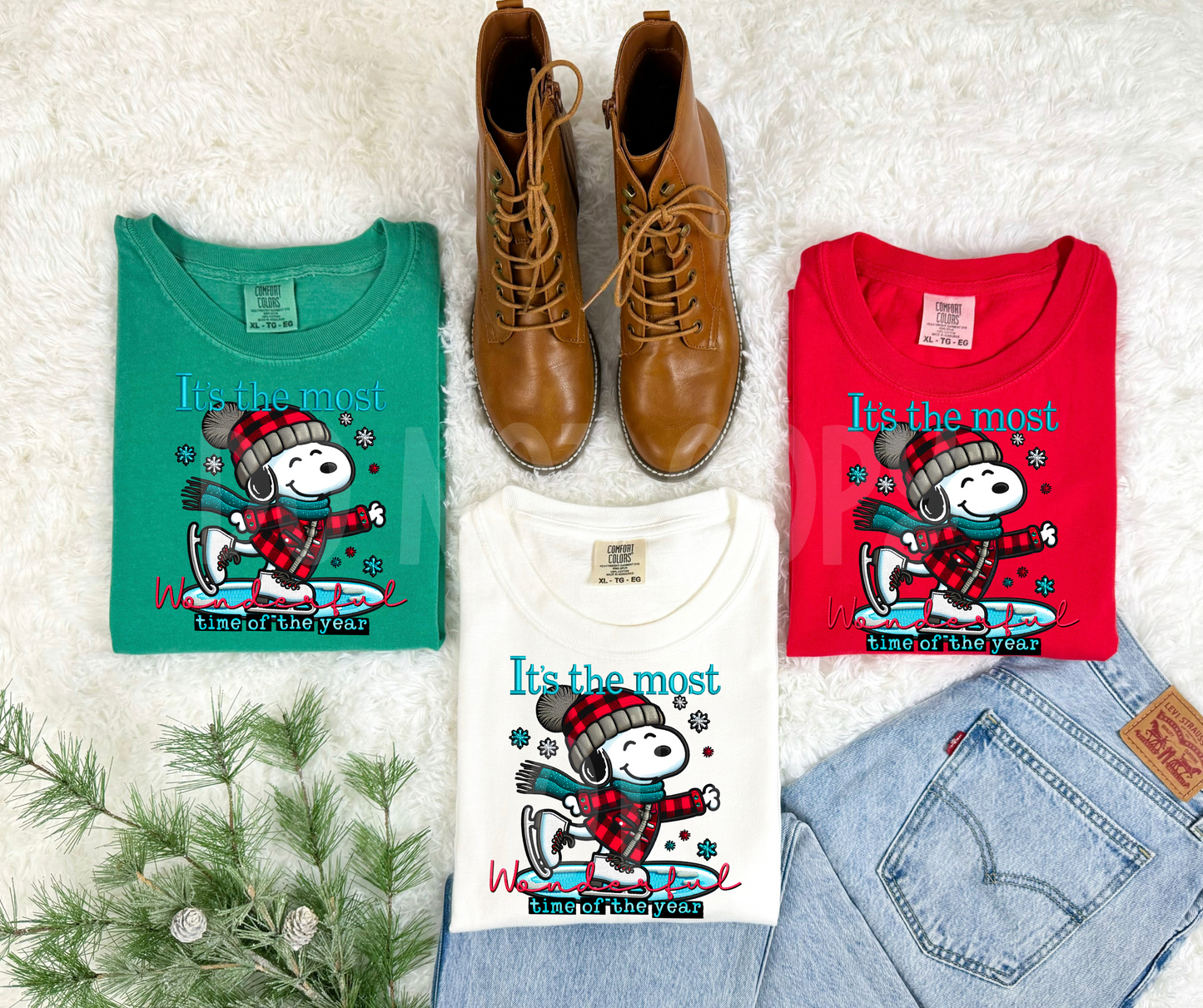 Its the most wonderful time of the year snoopy-DTF