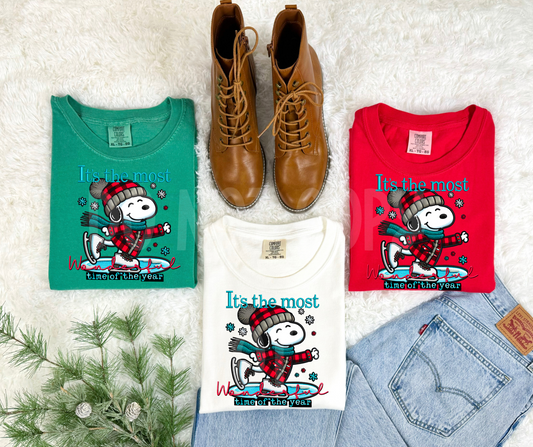 Its the most wonderful time of the year snoopy-DTF