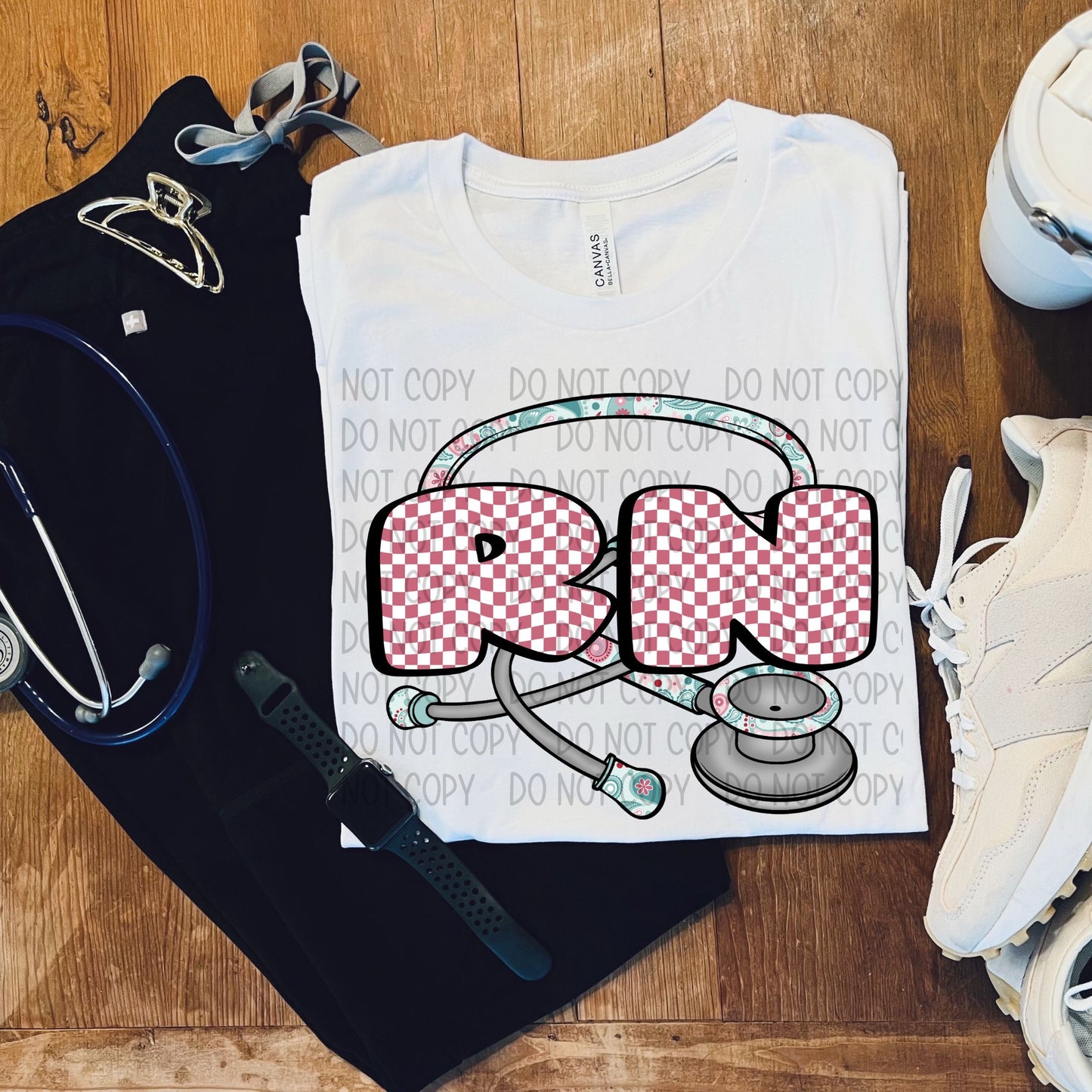 Medical Checkered Titles (DROPDOWN) - DTF