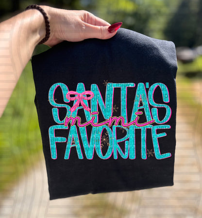 Santas Favorite Names (DROPDOWN NAMES)-DTF&UV