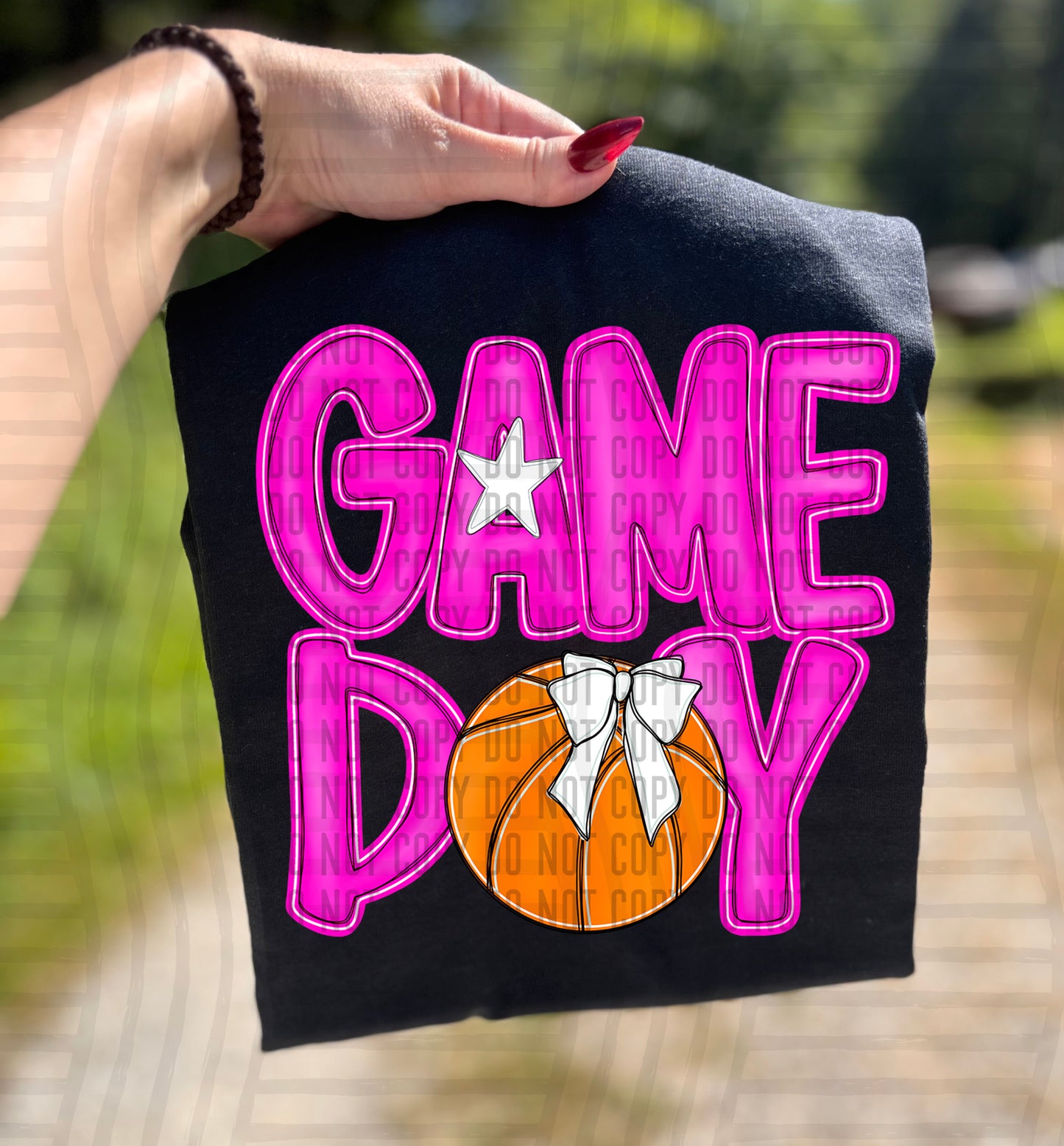 Game day Basketball (DROPDOWN Colors)-DTF&UV