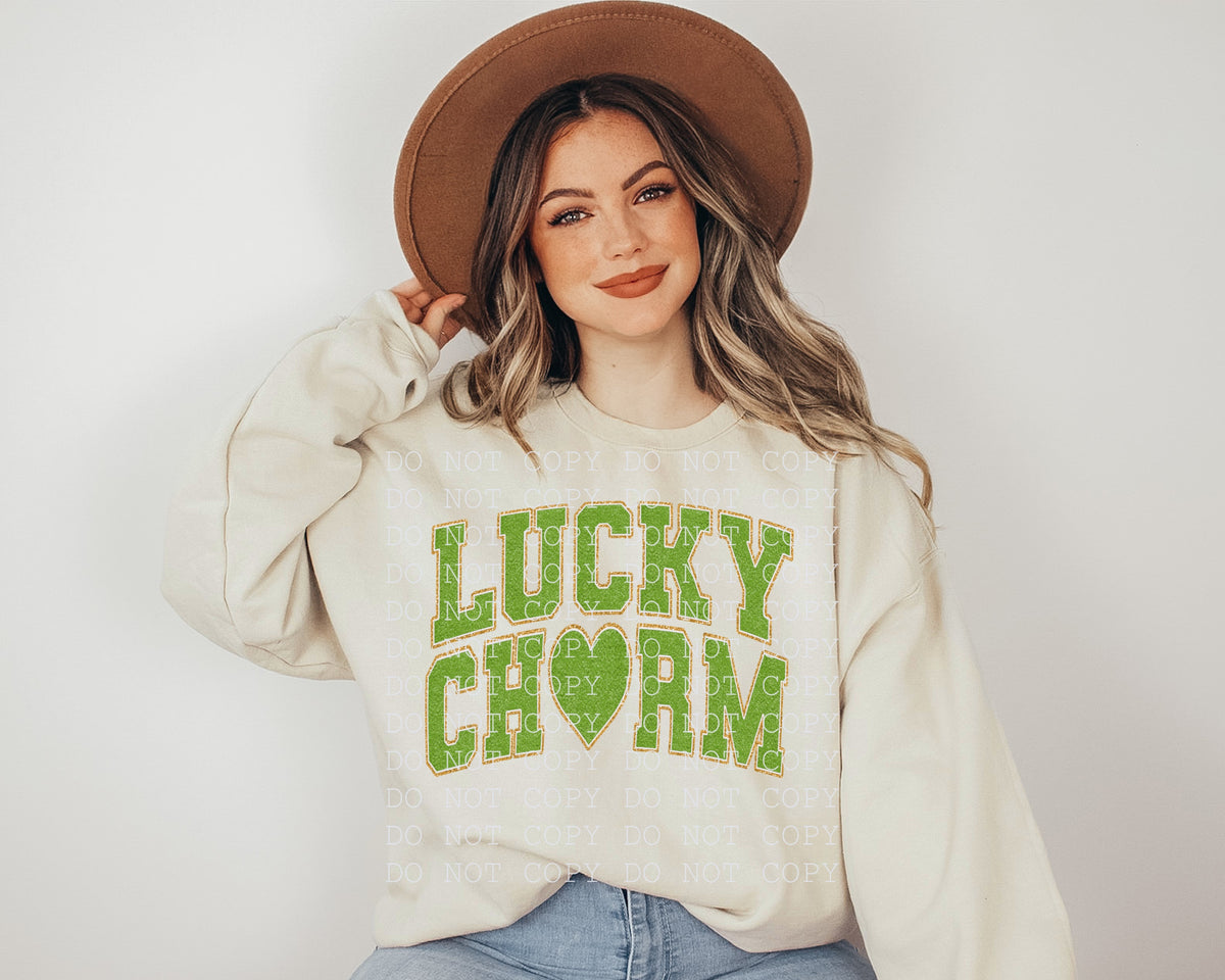 Lucky Charm Varsity - DTF