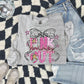 Pink out Gold- (DROPDOWN MASCOT)-DTF&UV