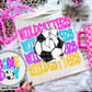 Bright Preppy Soccer(included FRONT AND BACK) DROPDOWN- DTF&UV