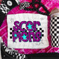 Pink Leopard Neon Mascots (dropdown)-DTF&UV