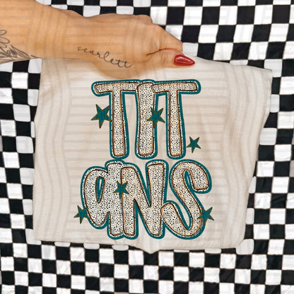 Teal Dotty (DROPDOWN MENU)-DTF&UV