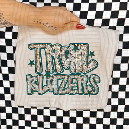 Teal Dotty (DROPDOWN MENU)-DTF&UV
