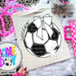 Bright Preppy Soccer(included FRONT AND BACK) DROPDOWN- DTF&UV