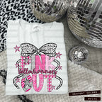 Pink out Silver- (DROPDOWN MASCOT)-DTF&UV