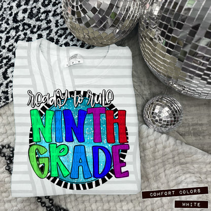 Ready to Rule- (PINK& BLUE Dropdown)- DTF&UV