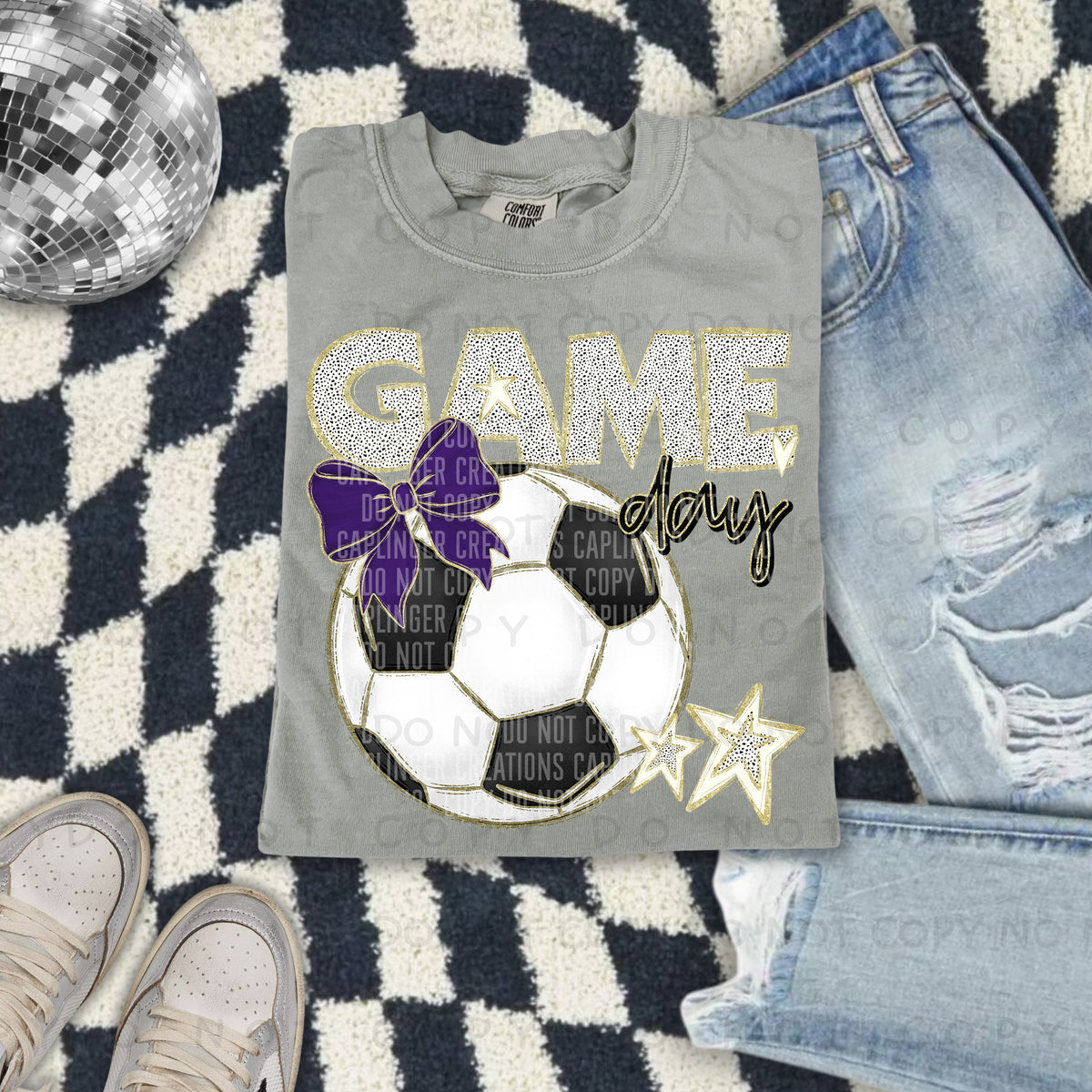 Game day Soccer(all colors in dropdown)-DTF