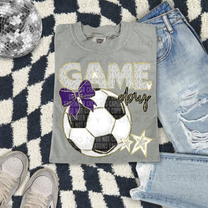 Game day Soccer(all colors in dropdown)-DTF