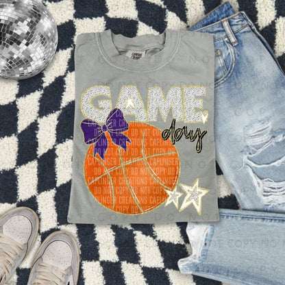 Game day Basketball(all colors in dropdown)-DTF