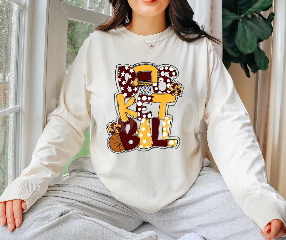 Basketball (ALL Colors LISTED IN THIS LISTING-DROPDOWN)-DTF