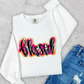 Blessed Hand Lettered Dalmatian Dot Brushstrokes-DTF
