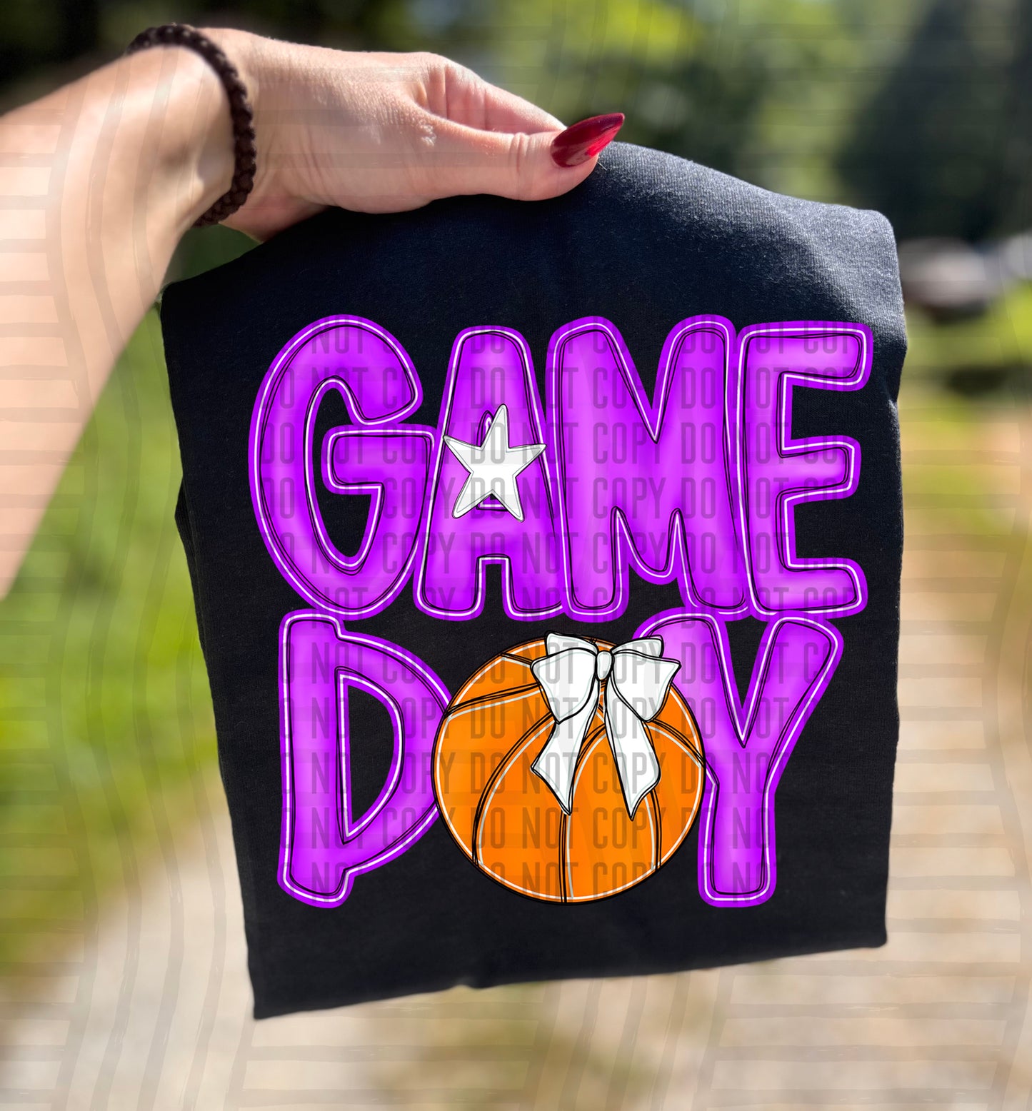Game day Basketball (DROPDOWN Colors)-DTF&UV