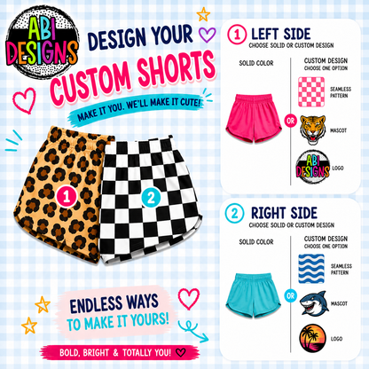 ABI On the go Shorts- Pre-Order