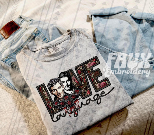 Love Language The Originals Faux Embroidery - DTF