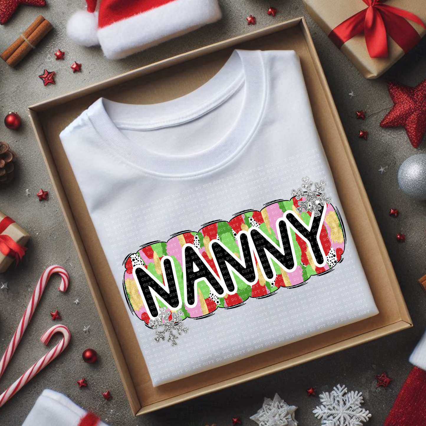 Christmas Paint Names(ALL NAMES IN THIS LISTING- DROPDOWN)-DTF