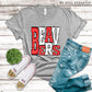 Beavers Red And White - DTF
