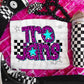 Pink Leopard Neon Mascots (dropdown)-DTF&UV