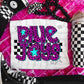 Pink Leopard Neon Mascots (dropdown)-DTF&UV