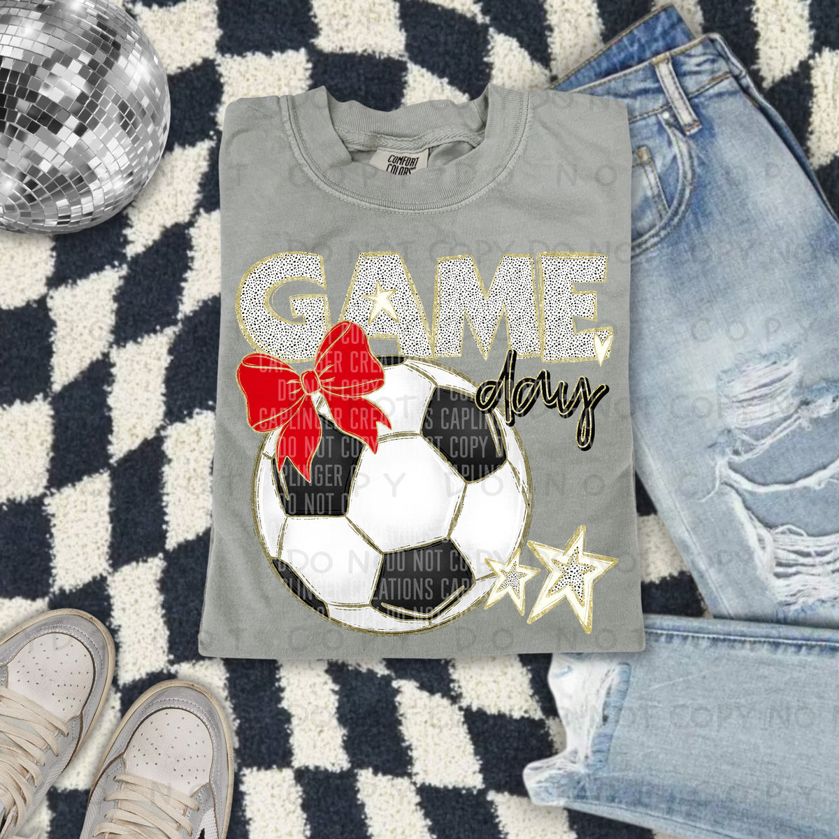 Game day Soccer(all colors in dropdown)-DTF