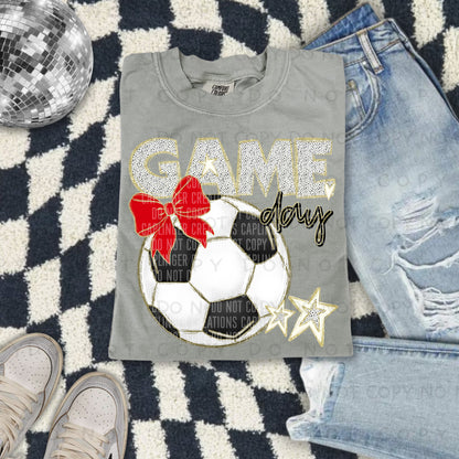 Game day Soccer(all colors in dropdown)-DTF