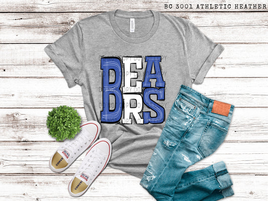 Bears Blue and White - DTF