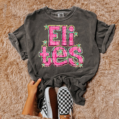 Pink Swirls Mascots(Dropdown)-DTF