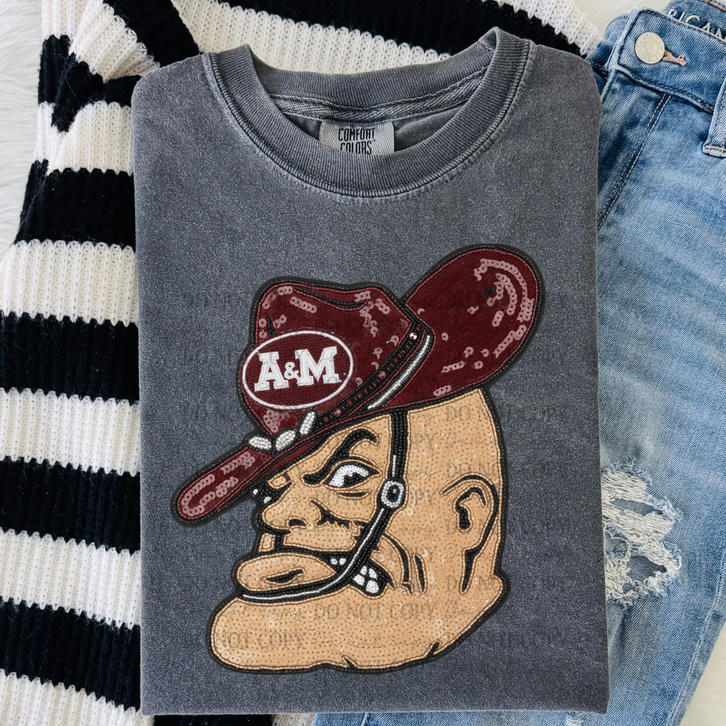 Faux Sequin Mascots(dropdown)- DTF&UV