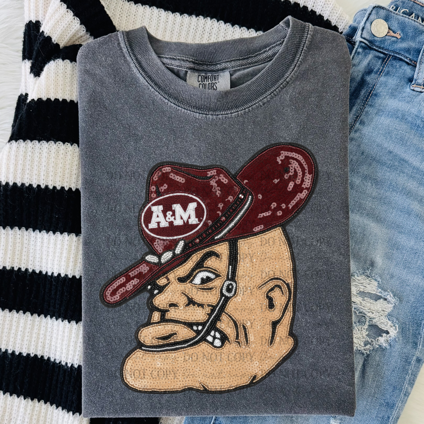 Faux Sequin Mascots(dropdown)- DTF&UV