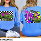 Bright Checkered Mascots (BACK- Dropdown)-DTF&UV