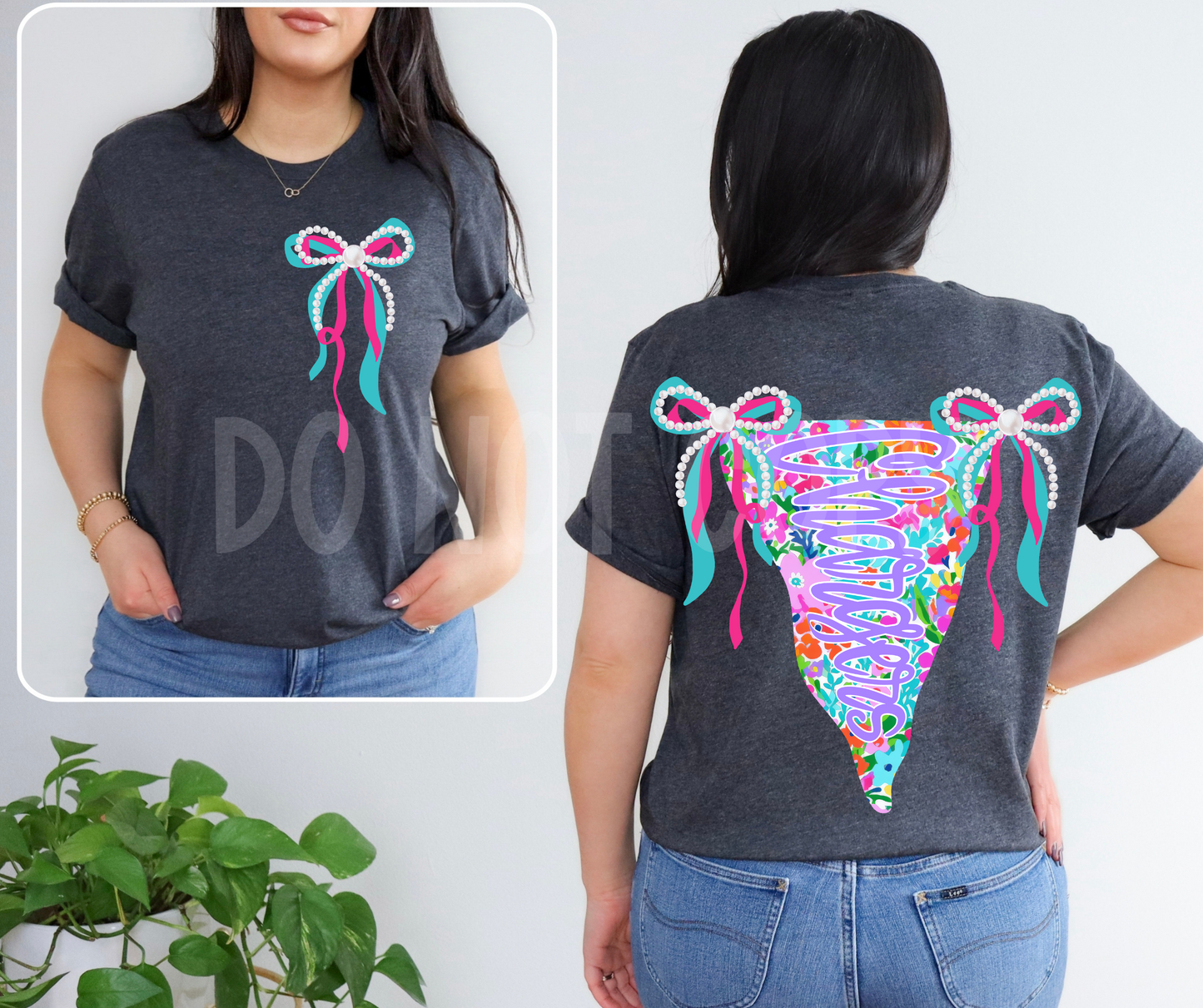 Bright Pennant Mascot (FRONT- Dropdown)-DTF&UV