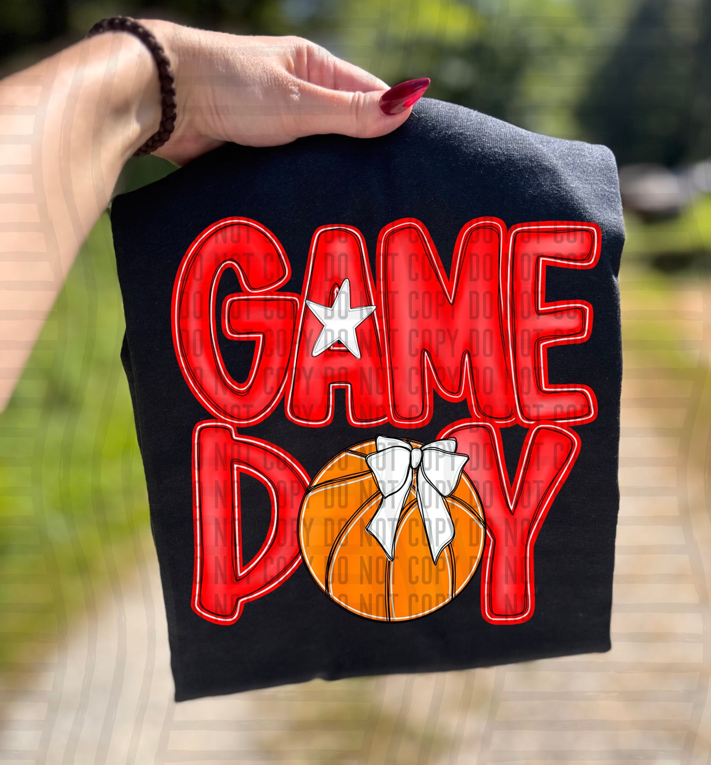 Game day Basketball (DROPDOWN Colors)-DTF&UV