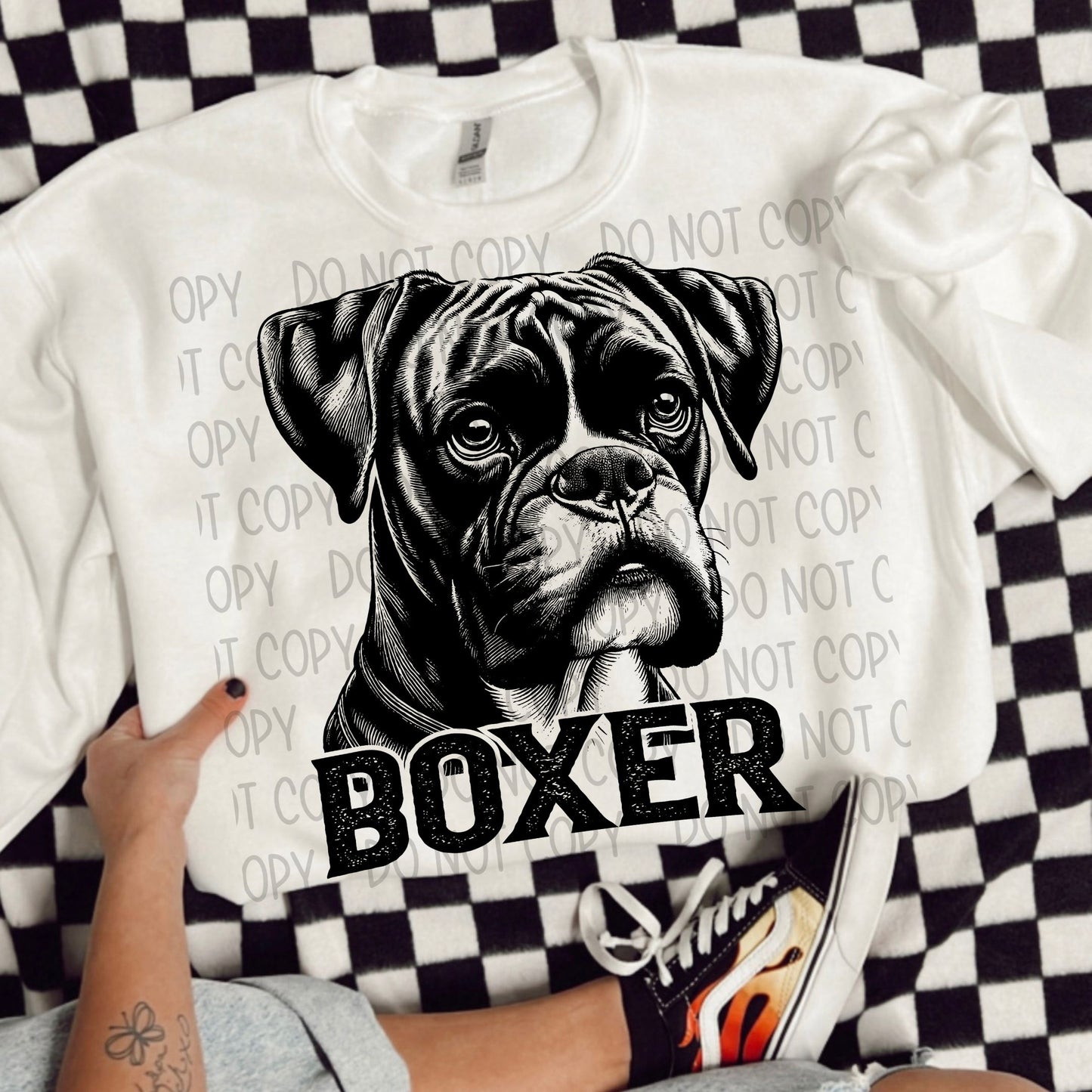 Boxer Portrait - DTF