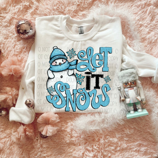 Let It black Snow-DTF