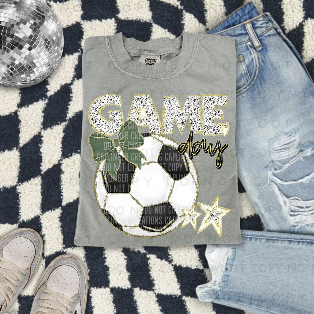 Game day Soccer(all colors in dropdown)-DTF