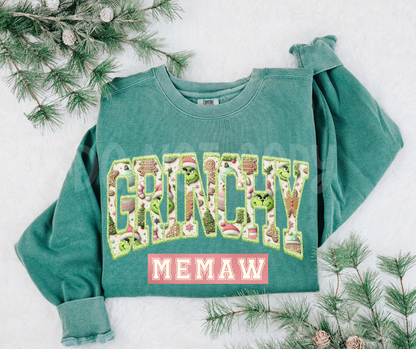 Grinchy Christmas Names (ALL NAMES LISTED IN THIS LISTING-DROPDOWN)-DTF