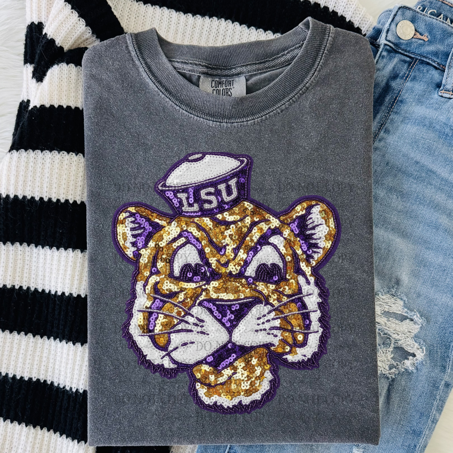 Faux Sequin Mascots(dropdown)- DTF&UV