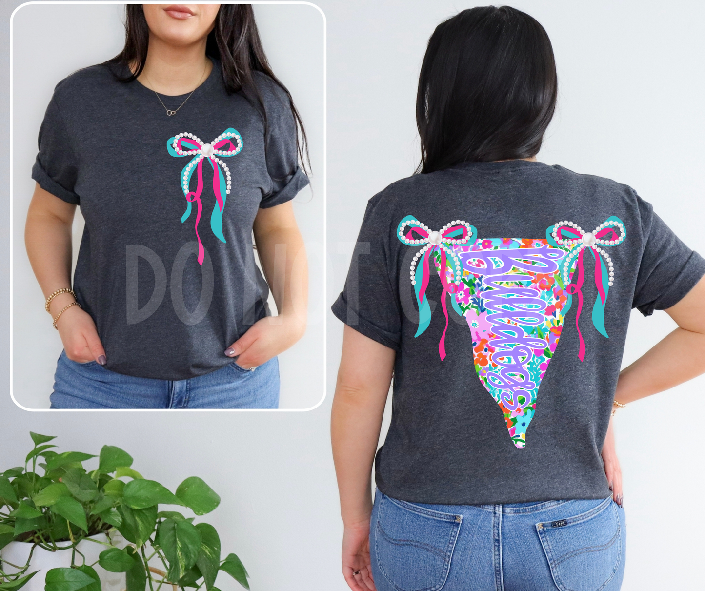 Bright Pennant Mascot (BACK- Dropdown)-DTF&UV