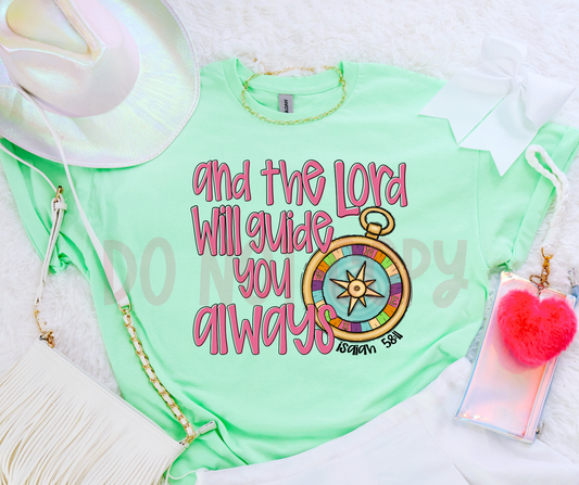 And the Lord Will Guide You Always-dtf