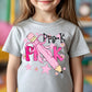 Pencil Bows Blue&Pink (Dropdown)- DTF&UV